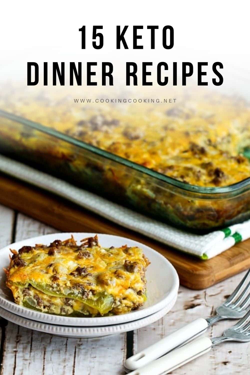 Beefy and Cheesy Green Chile Bake