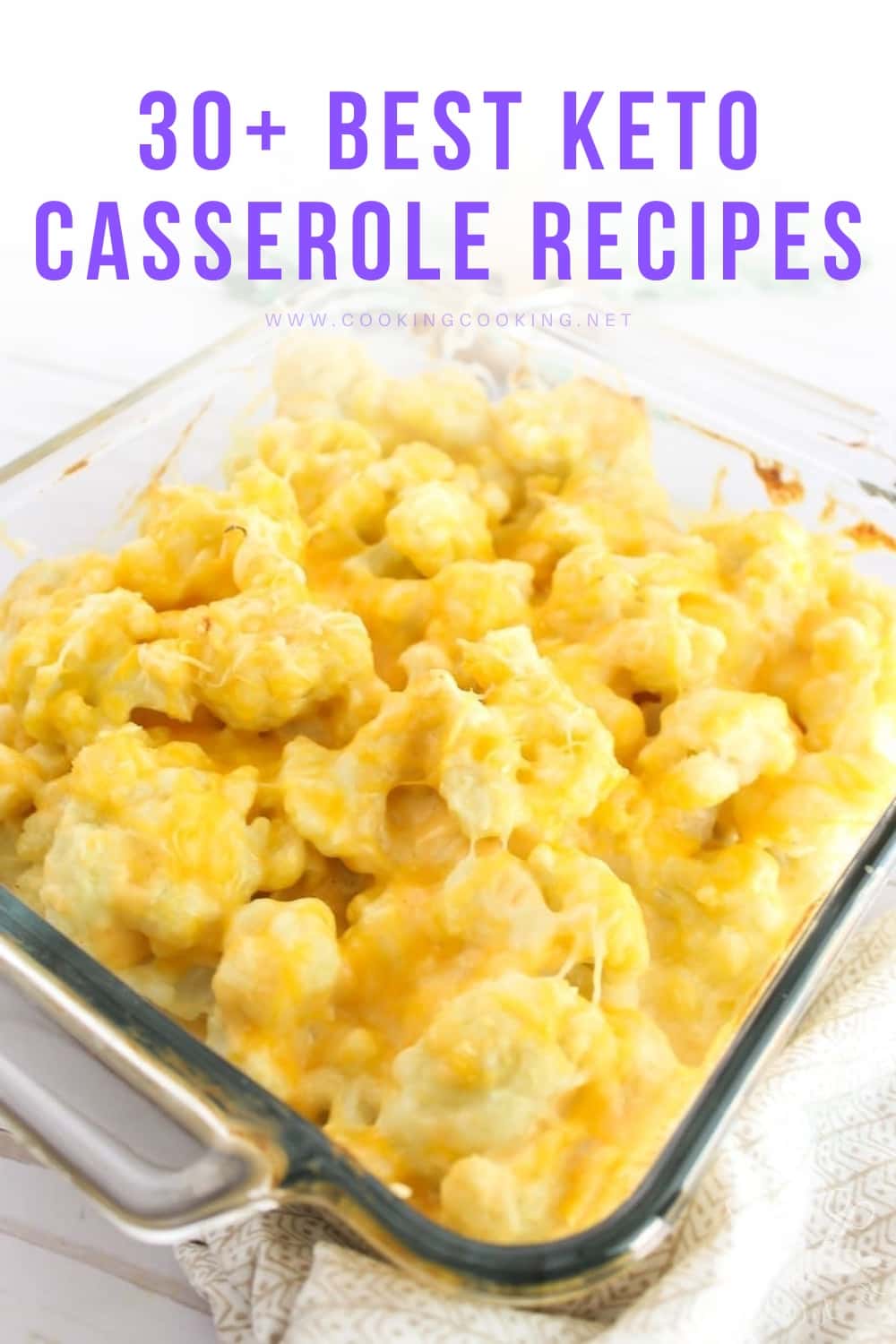 Cauliflower “Mac ‘N’ Cheese” Casserole