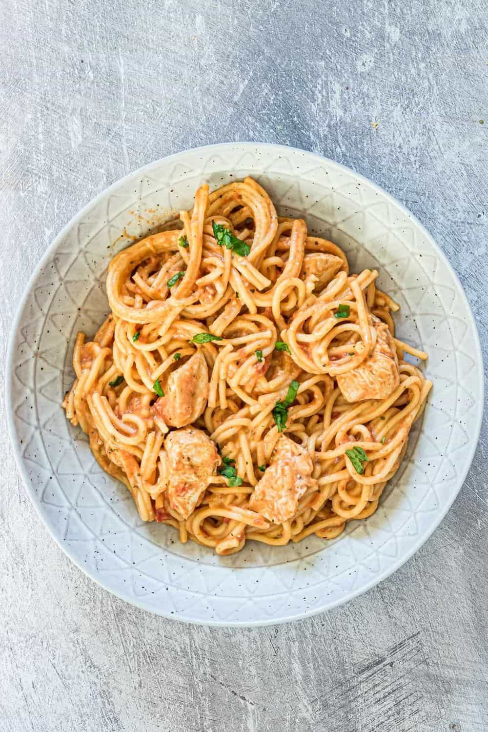 Instant Pot Chicken Spaghetti