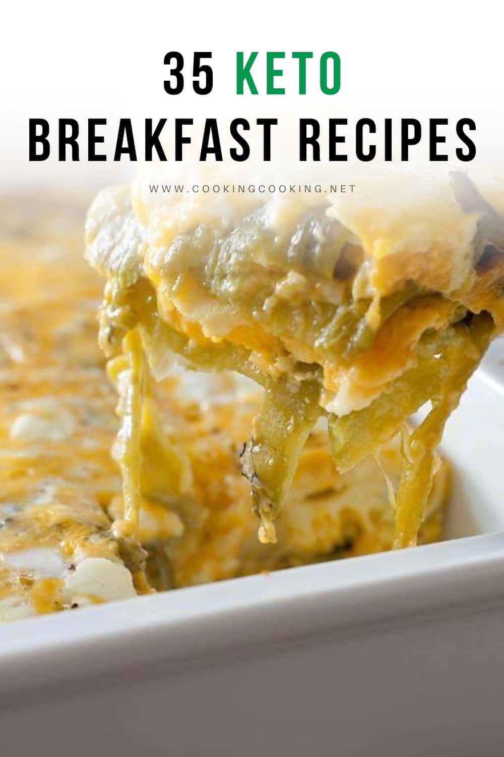 Low Carb Hatch Chile Rellenos Casserole